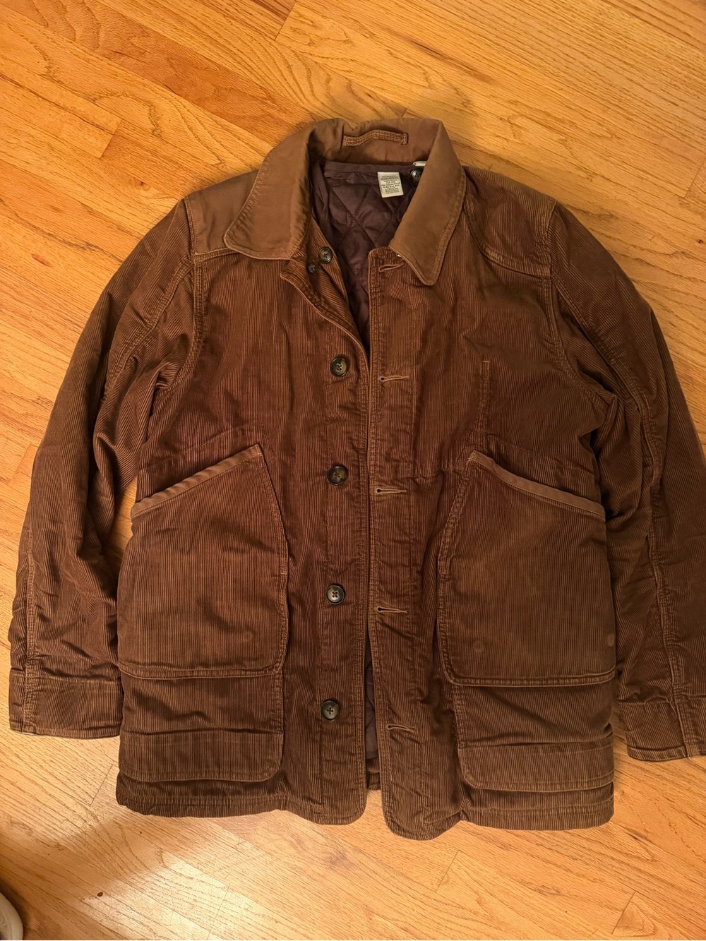Jack Spade Brown Corduroy Field Jacket/Barn Coat